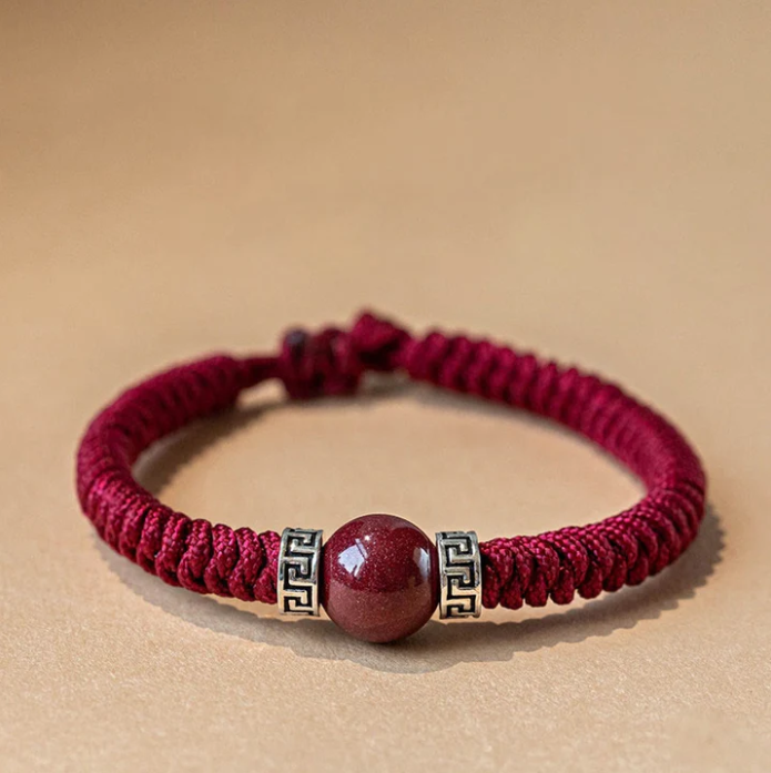 Cinnabar Protection & Luck Bracelet (Fire Horse Edition)